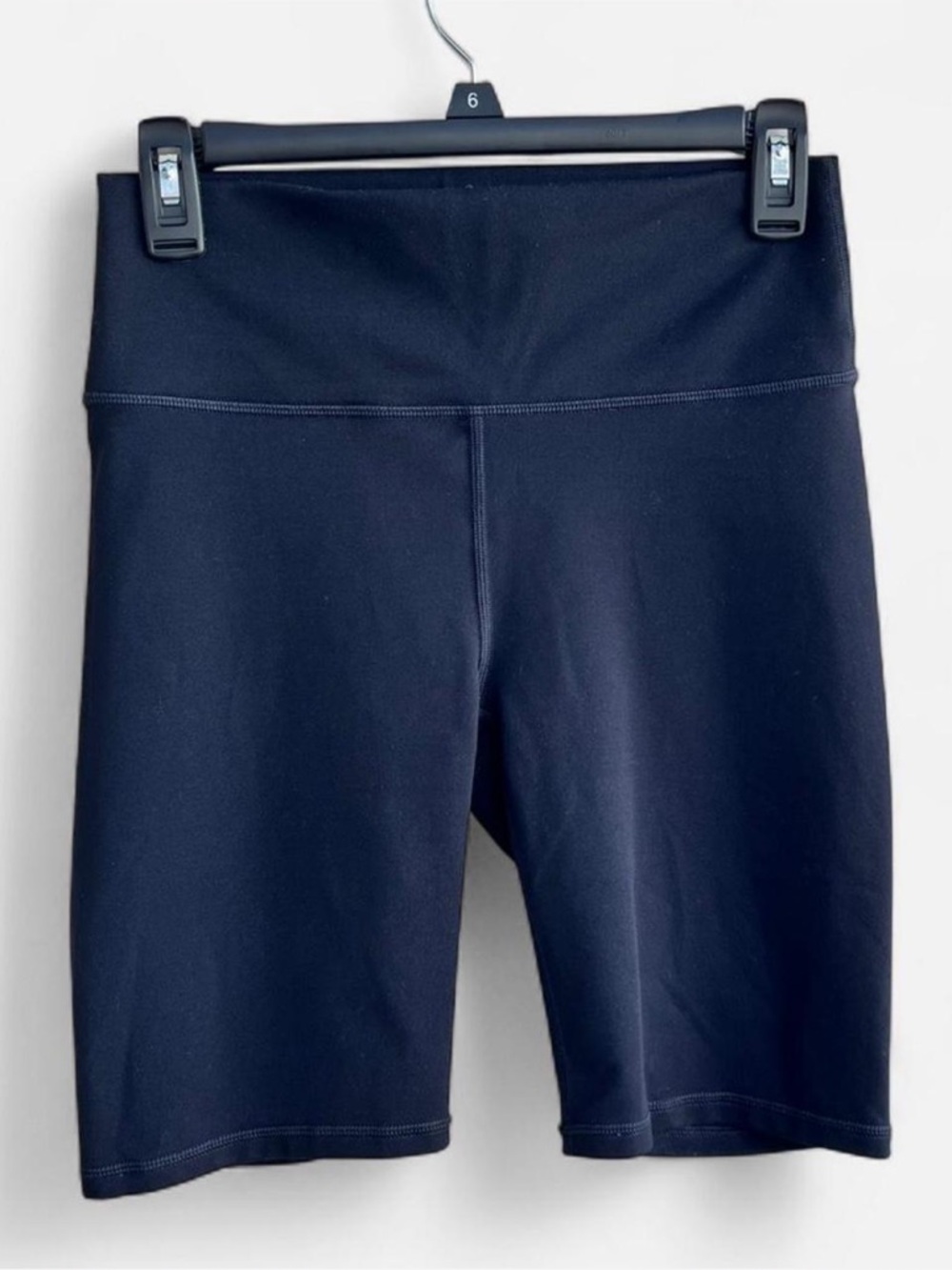 Fabletics Define Powerhold High Waisted 9” Biker Shorts Yoga Run Workout Pilates